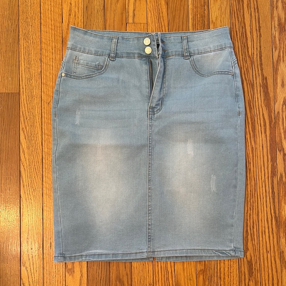 Honey & Bristle Stretch Denim Women's Skirt